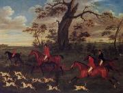 unknow artist Classical hunting fox, Equestrian and Beautiful Horses, 136. USA oil painting artist
